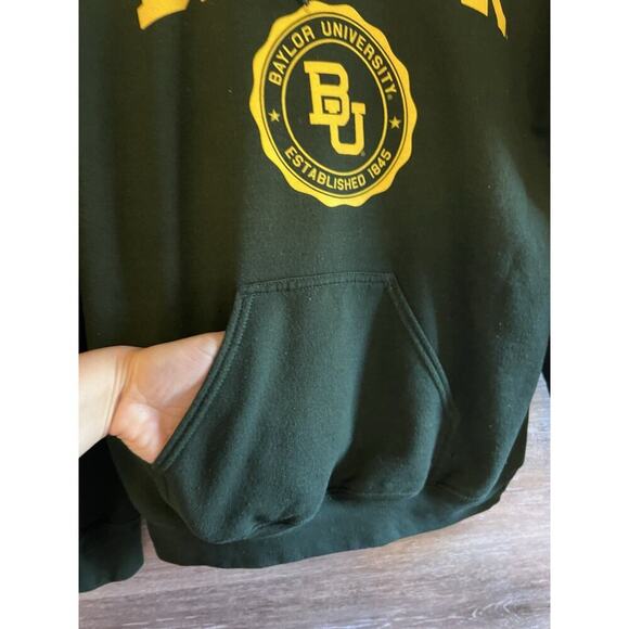 Baylor University Bears Crewneck Sweatshirt Sz Small Green - Picture 7 of 7